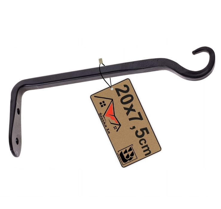 Ozdobny uchwyt kwietnik, hak do doniczki