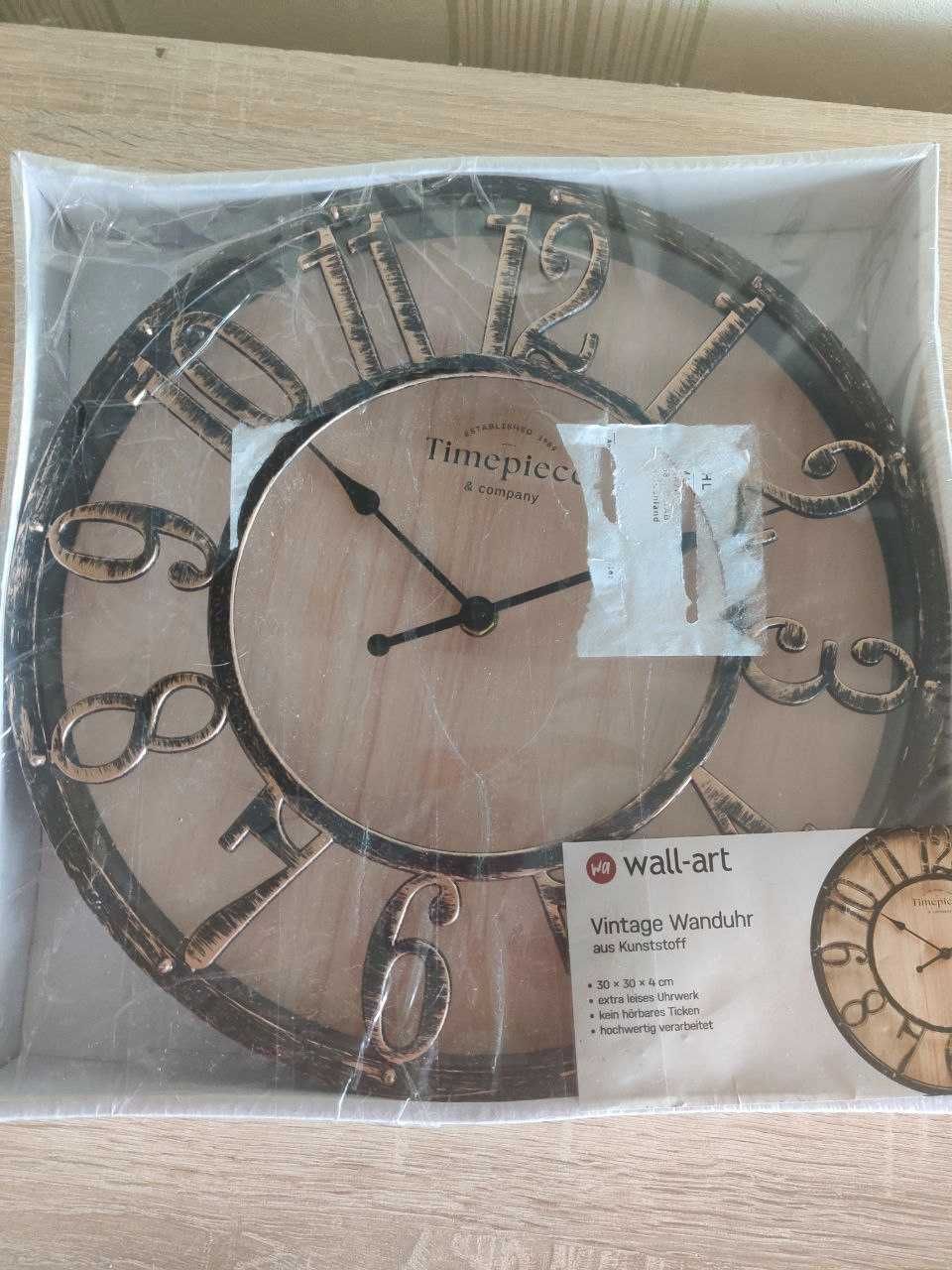 Часы настенные винтажные Wall Art 30 см