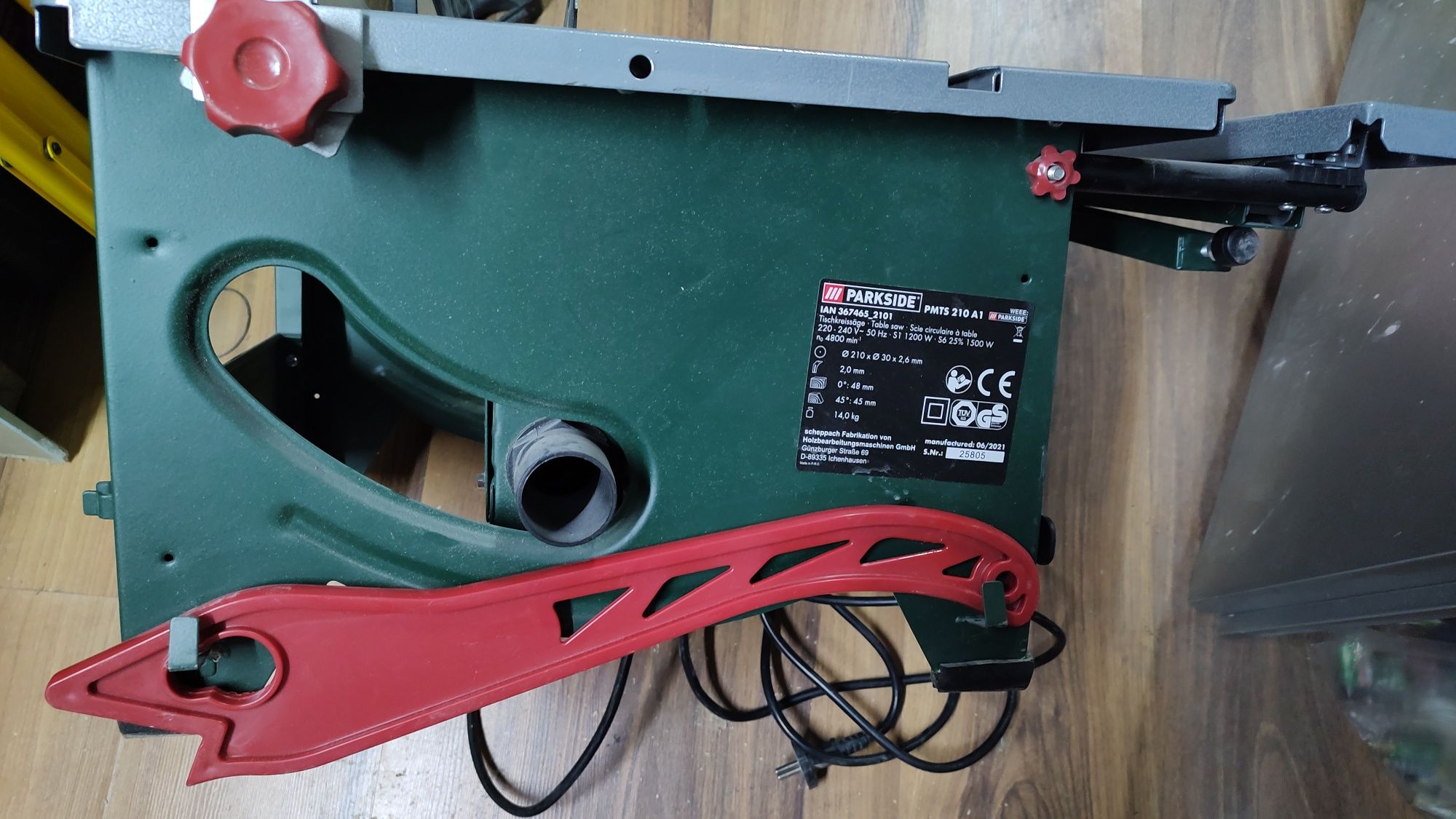 Pilarka stołowa Parkside PTMS210 A1