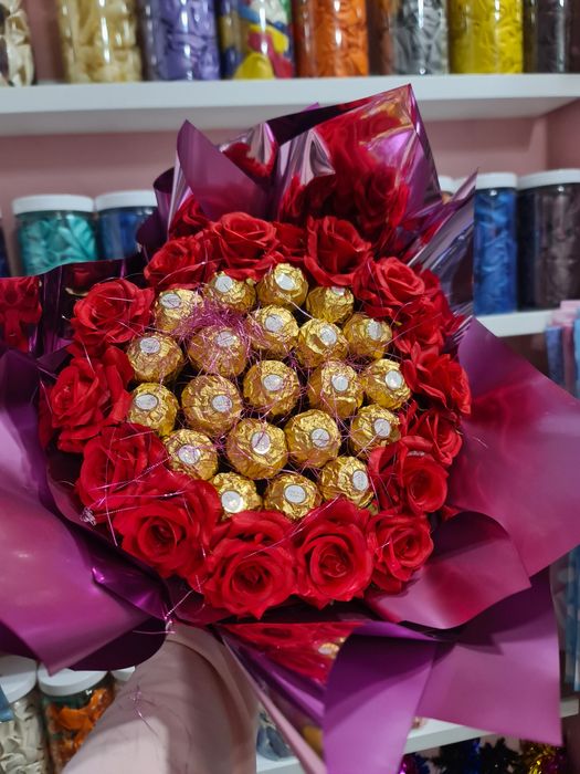 Bukiety jadalne, prezent