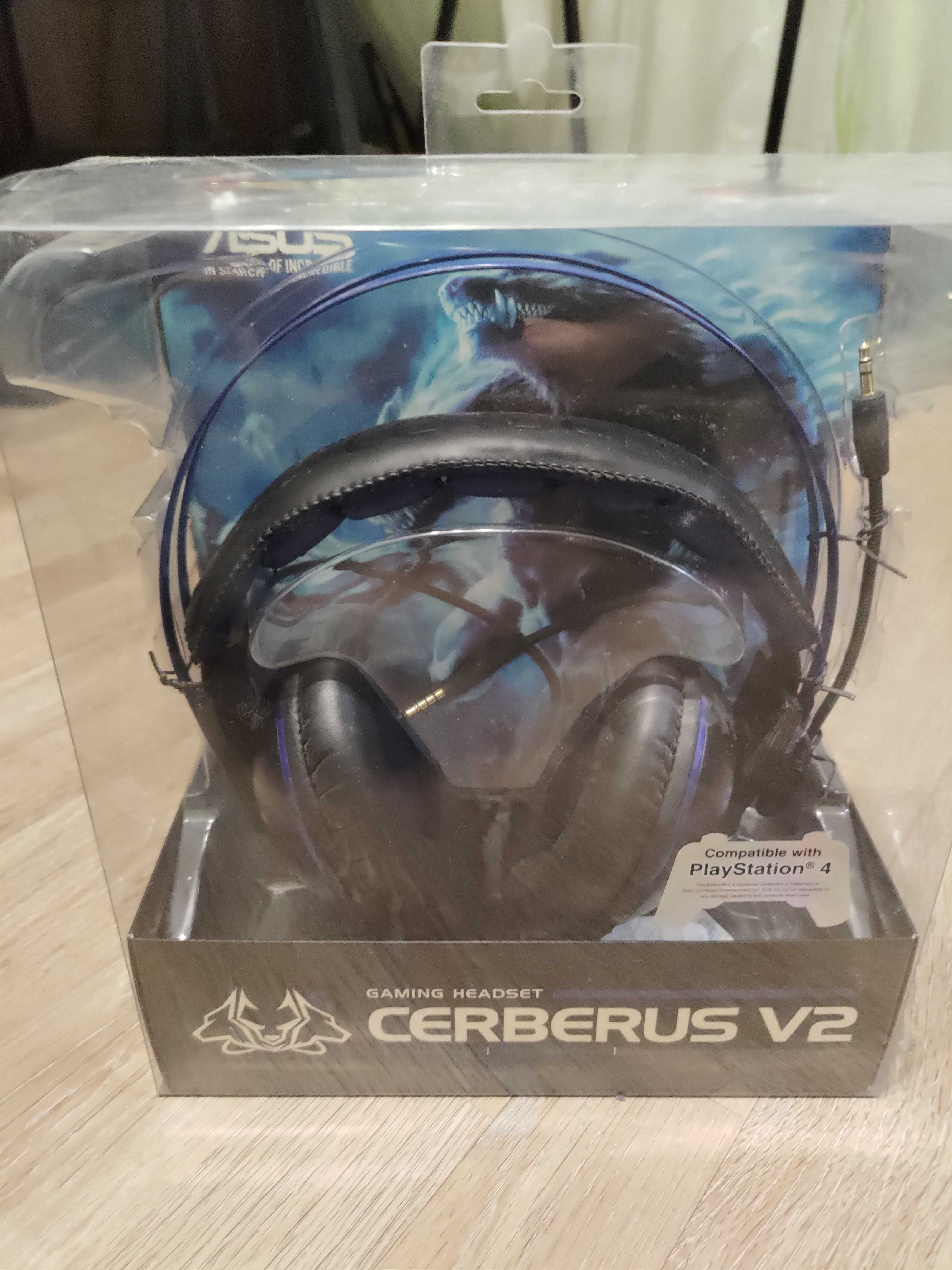 Ігрові навушники asus cerberus v2 комплектні
