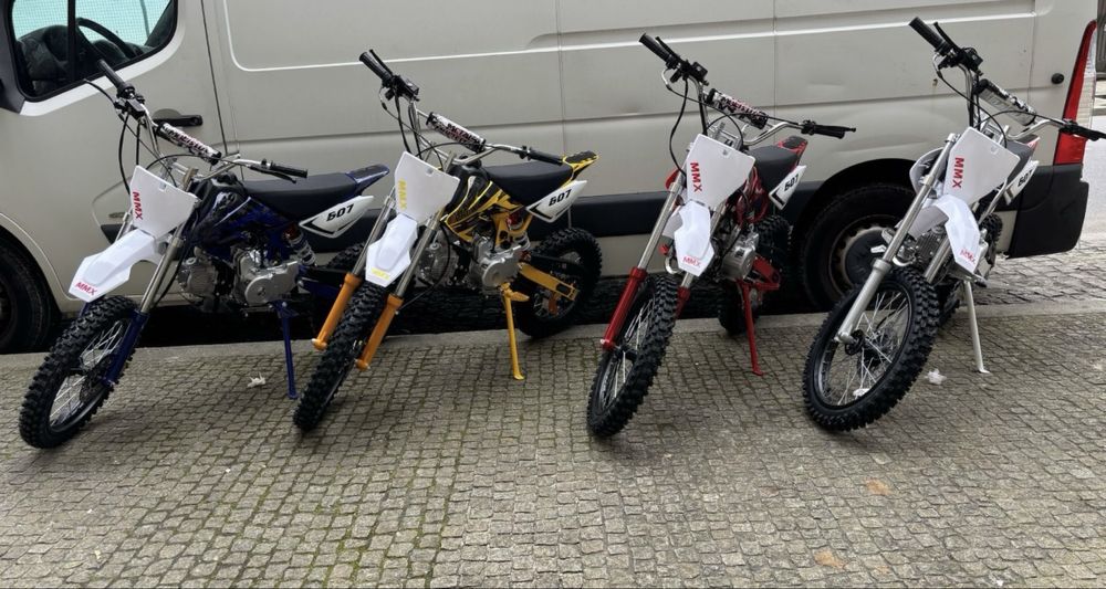 Motocross Pit bike 125cc novas com aranque electrico