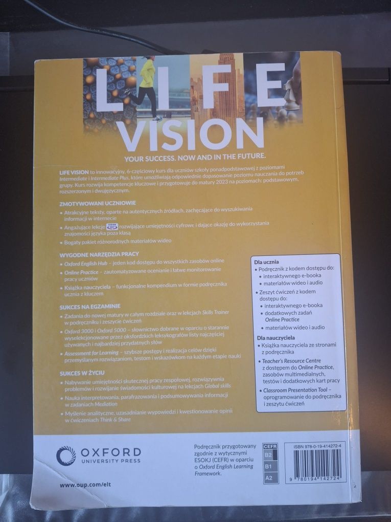 Podręcznik Life Vision upper intermediate B2 exam support