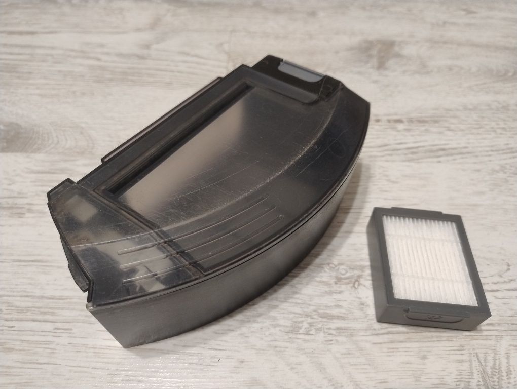Pojemnik na śmieci + Nowy filtr Irobot Roomba i3, i5, i7, e5, j5