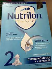 Суміш Nutrilon Premium 2(3кг),смесь Нутрилон 6-12мес(3уп*1кг)