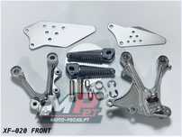 pousa pes completos dianteiros kawasaki zx-6r 2005 - 2008
