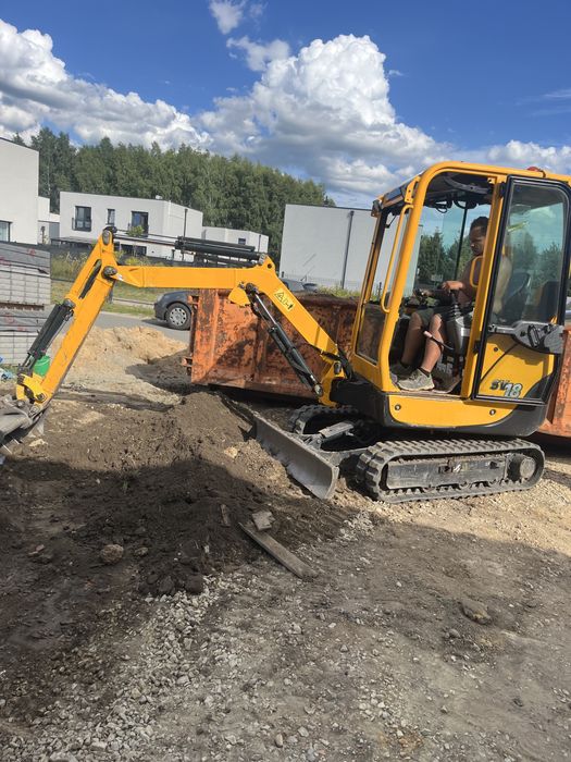 2T Minikoparka 2tony wynajem, zasięg 2,6m w dół, bez uprawnien