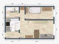 2-pokojowe mieszkanie 37 m² – os. Kazimierzowskie | 1. piętro | Winda