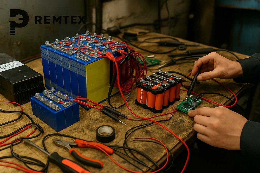 Збірка акумулятора Li-Ion / LiFePO4 - 12V, 24V, 36V, 48V, 60V, 72V