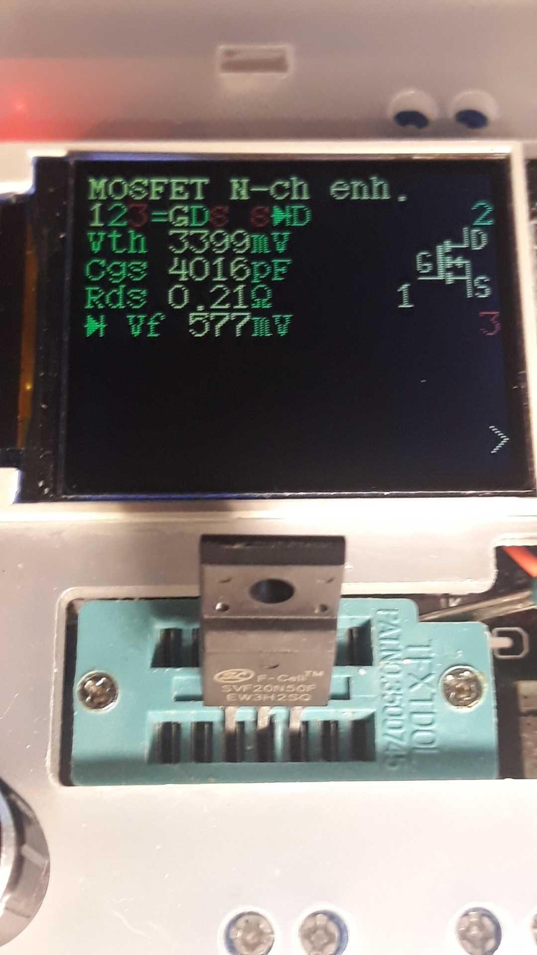 Транзистор MOSFET (N-ch) SVF20N50F TO-220F (10шт.)