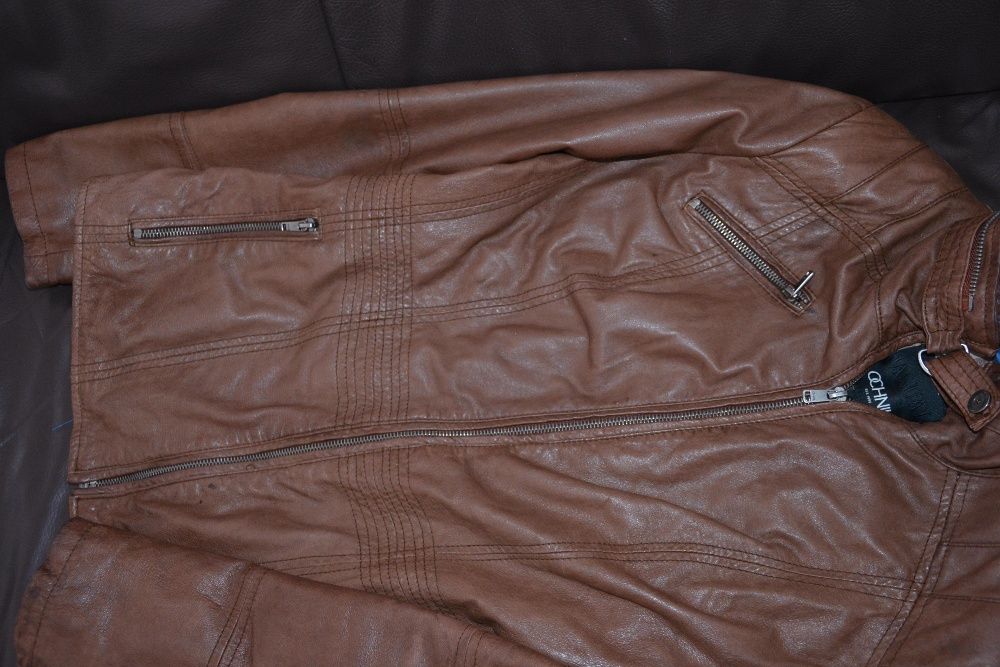 Kurtka Ochnik brązowa ocieplana damska 38 idealna na jesień