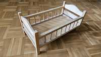 Drewniane łóżeczko dla lalek. Fachowe, estetyczne,  solidne