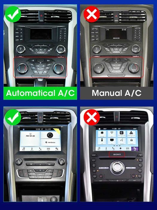 Radio android Ford Mondeo MK5 13-20r Tesla gps bluetooth PROM