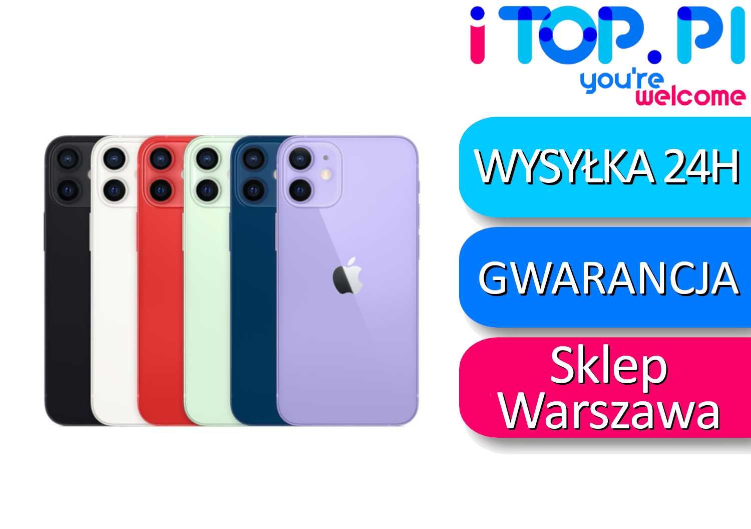 iPhone 12 mini 128gb Sklep Warszawa Gwarancja 12 miesięcy