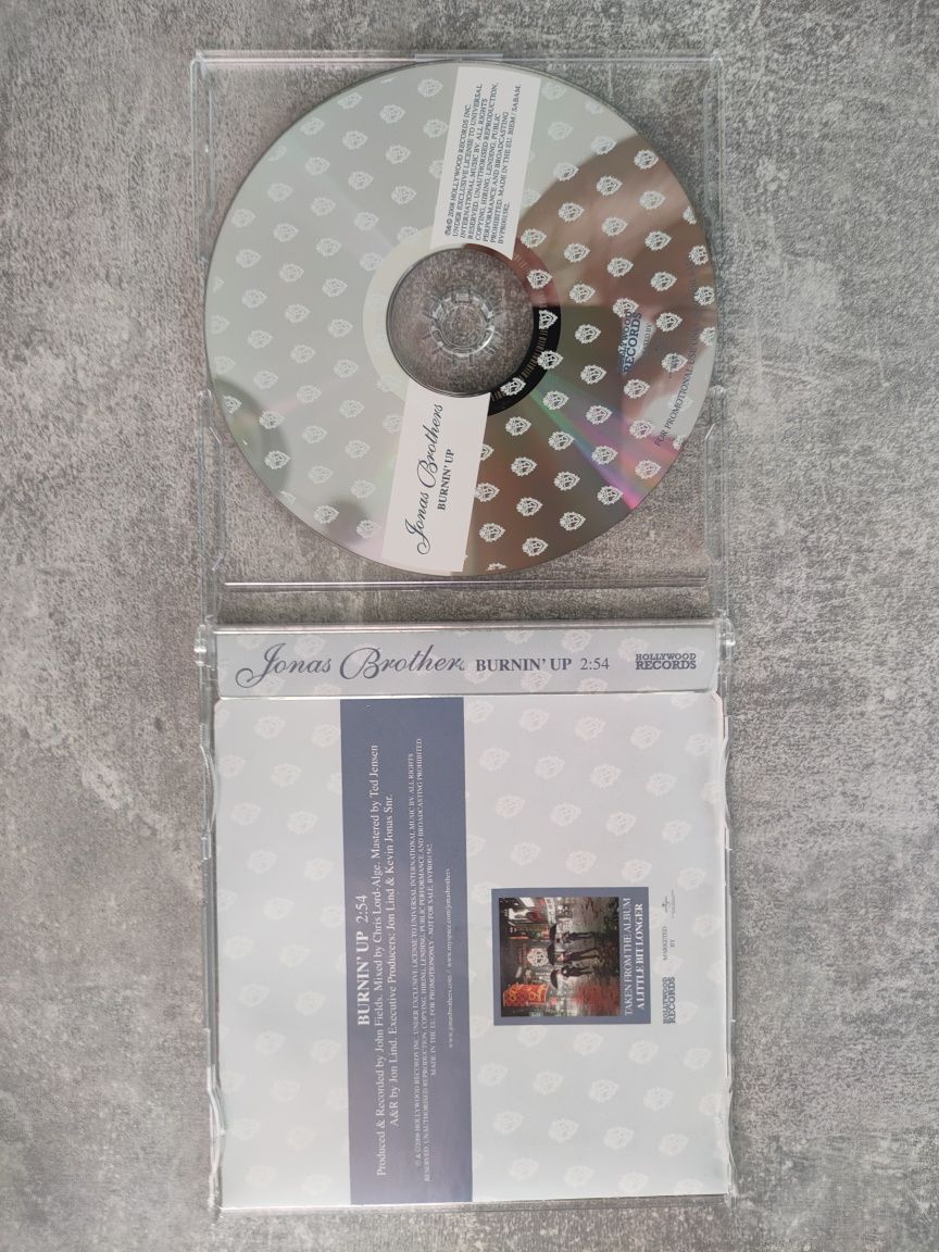 CD Jonas Brothers Burnin' Up Oryginalna Płyta kompaktowa jak Nowa