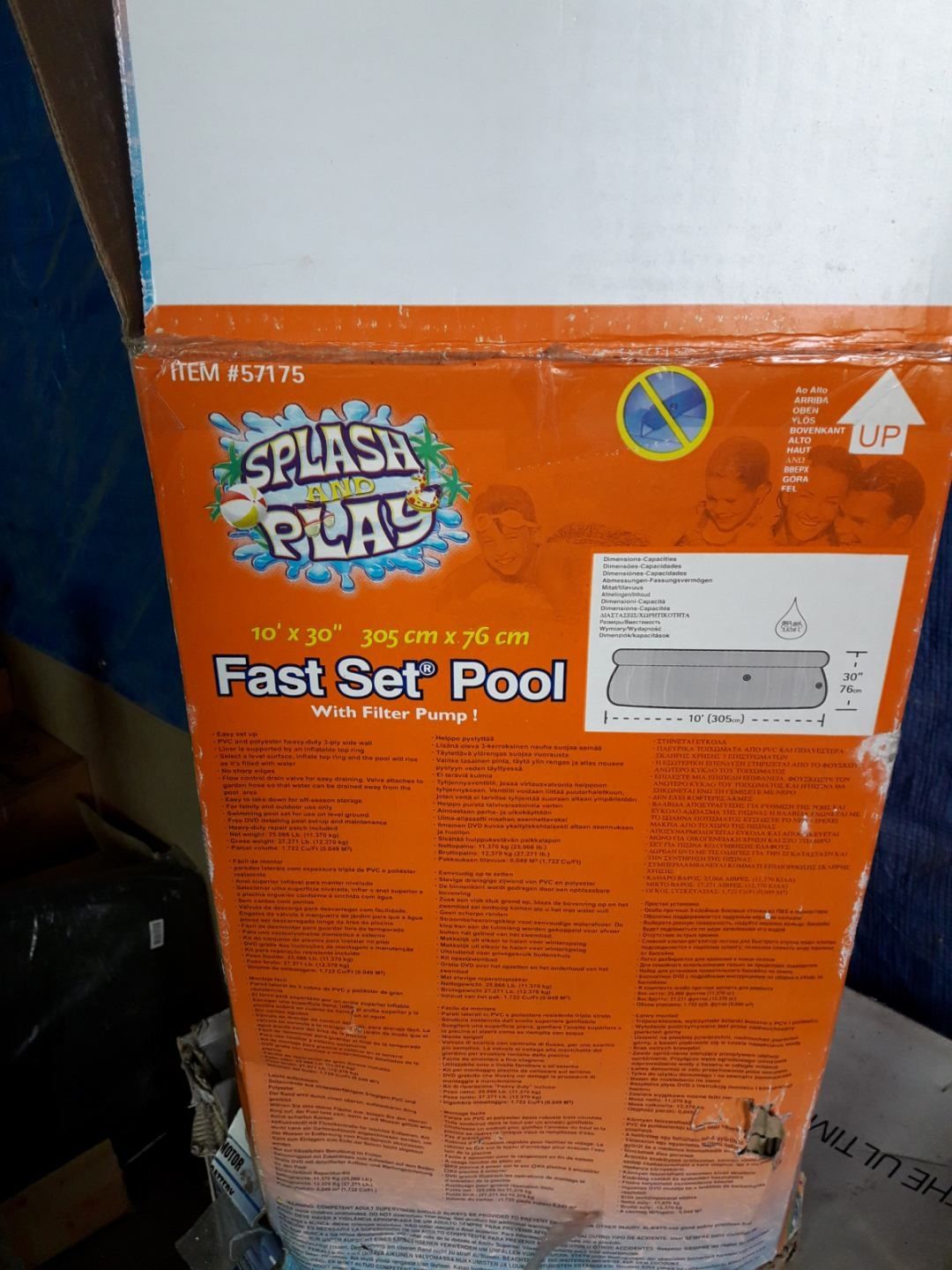 Надувний басейн Bestway Fast Set 305 х 76