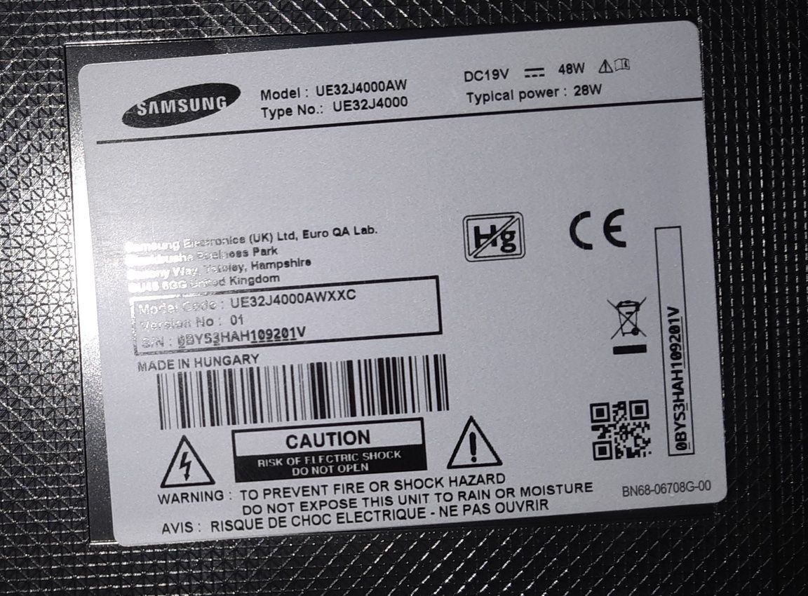 Peças de TV Samsung UE32J4000