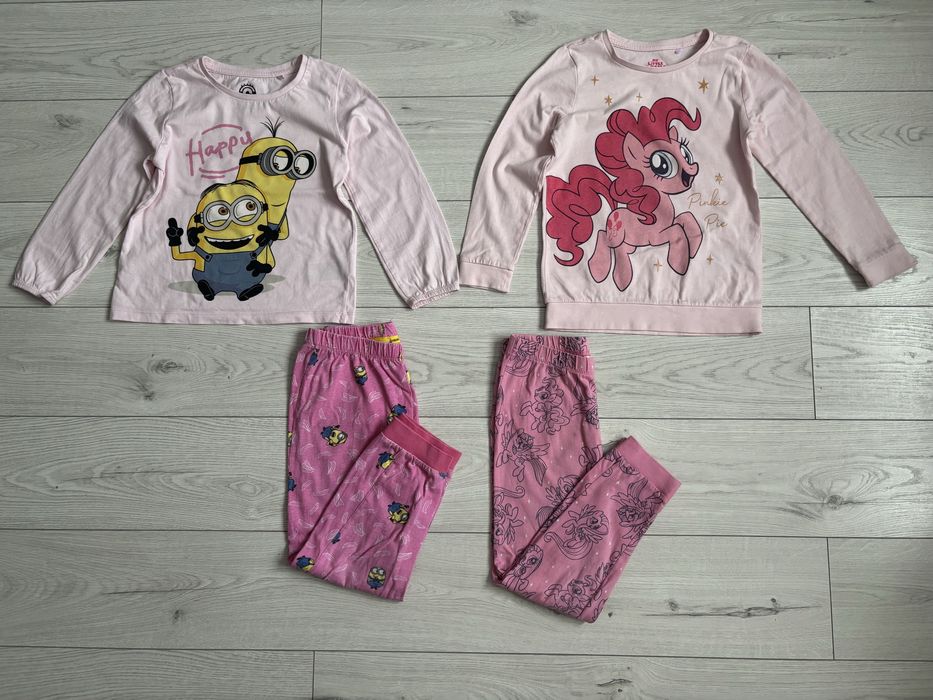 2 pak piżamek Cool Club Smyk r. 116 My little pony Minionki