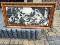 Stylowy obraz Maryja z dzieciatkiem