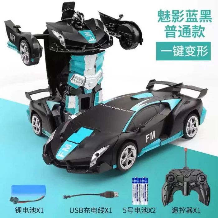 Auto robot transformacja  sterowany dla chłopca