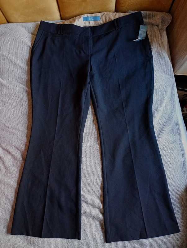 Eleganckie spodnie bootcut 4XL NOWE