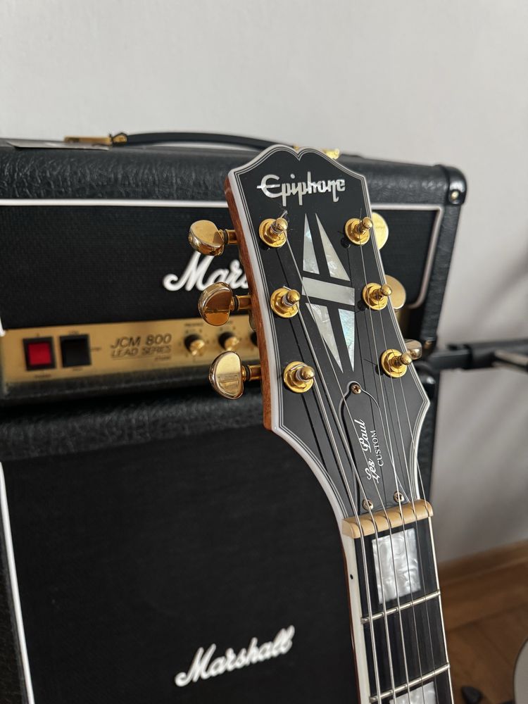 Epiphone les paul custom koa limitowana gitara elektryczna
