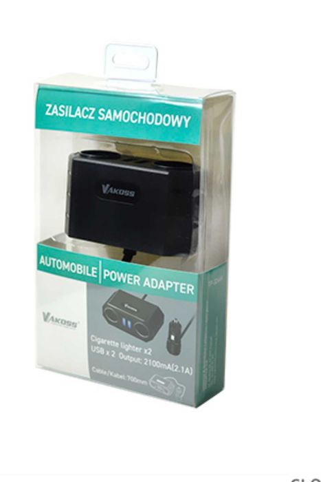 Розгалужувач прикурювача,адаптер автомобільний ,зарядний пристрій.Нове