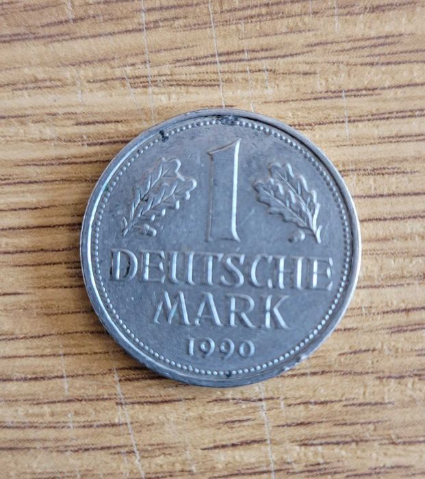 1 Deutsche Mark rok 1990 Moneta
