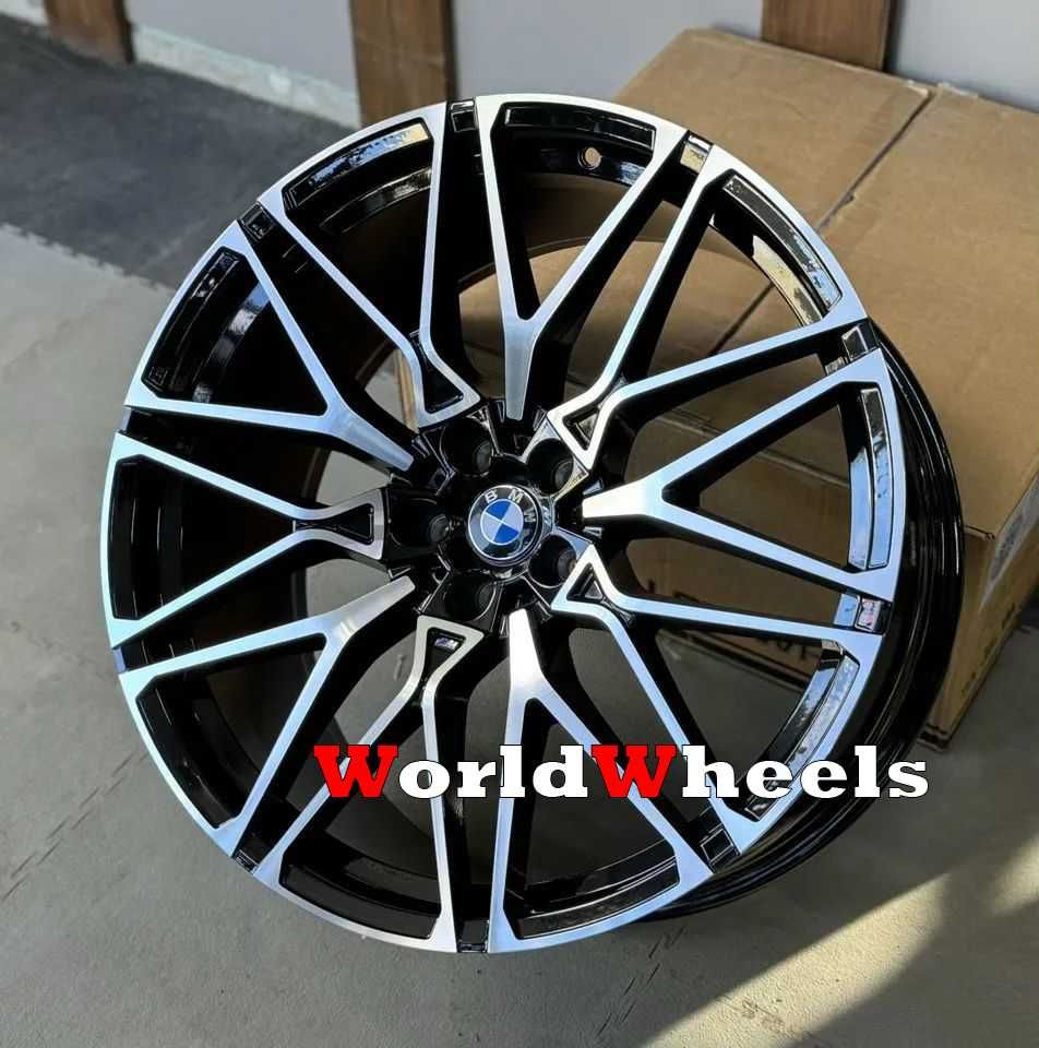 Диски R20 R21 5x120 BMW X5 X6 E70 F15 E71 F16 818 стиль різноширокі
