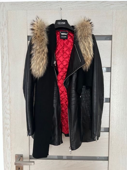 Ochnik ocieplana  kurtka skórzana rozmiar XS