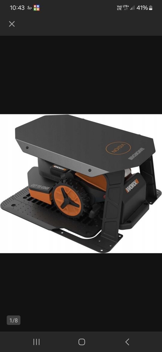 Worx landroid vision 1300 wr213e robot koszący bez kabla kamera