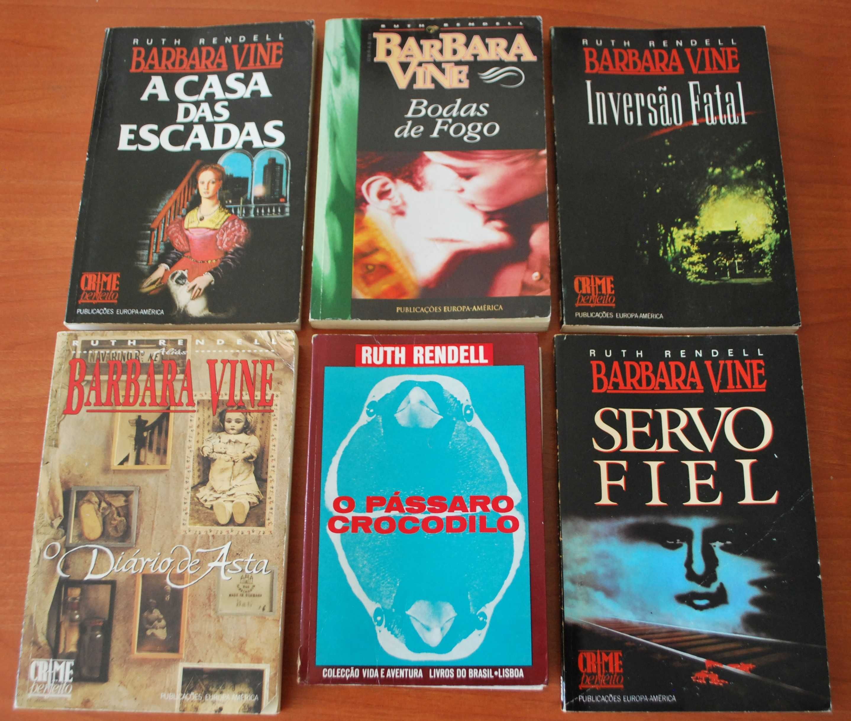 Ruth Rendell (Barbara Vine) - Vários Livros