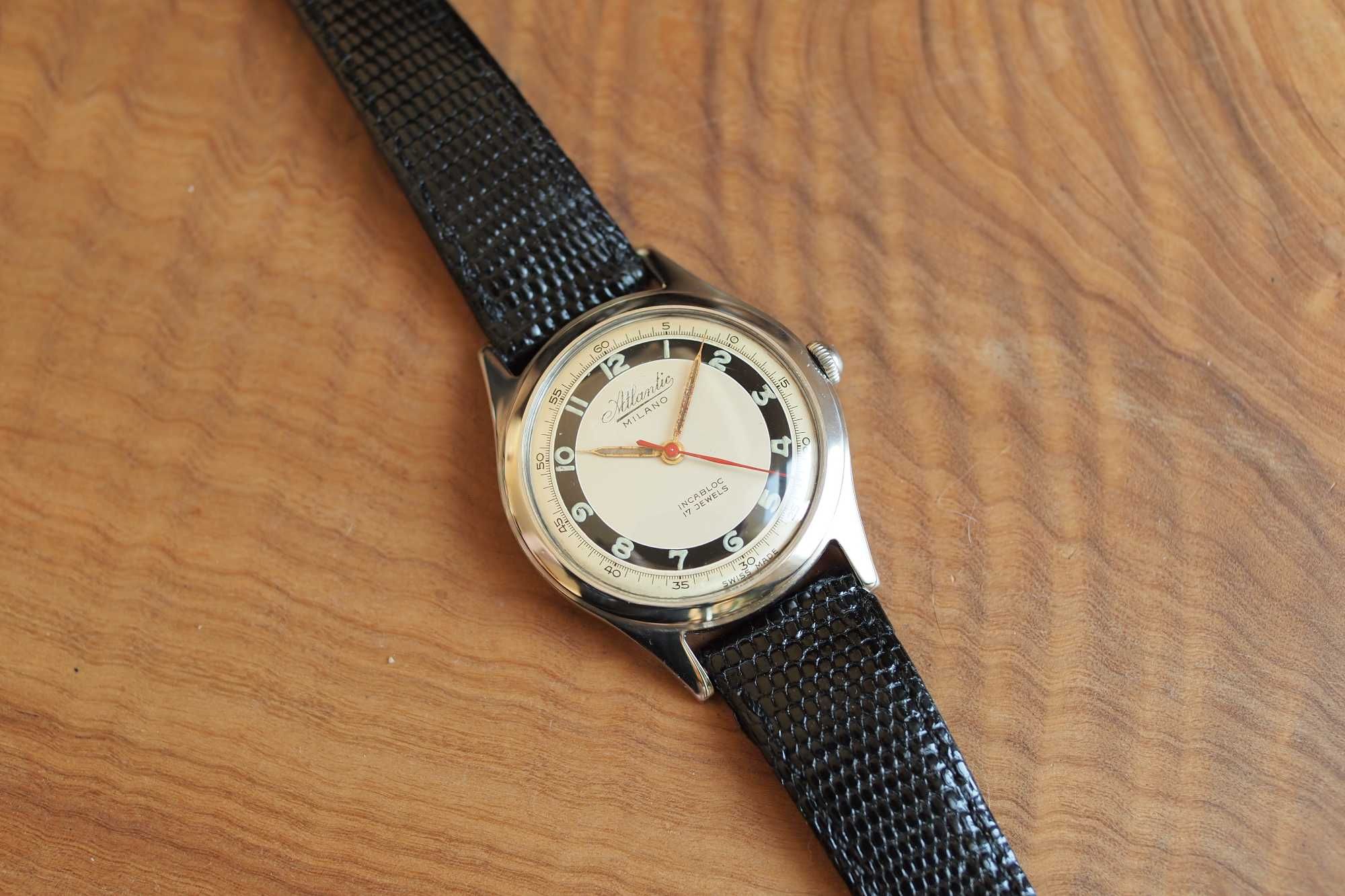 Atlantic Milano w dużej stalowej kopercie 36mm