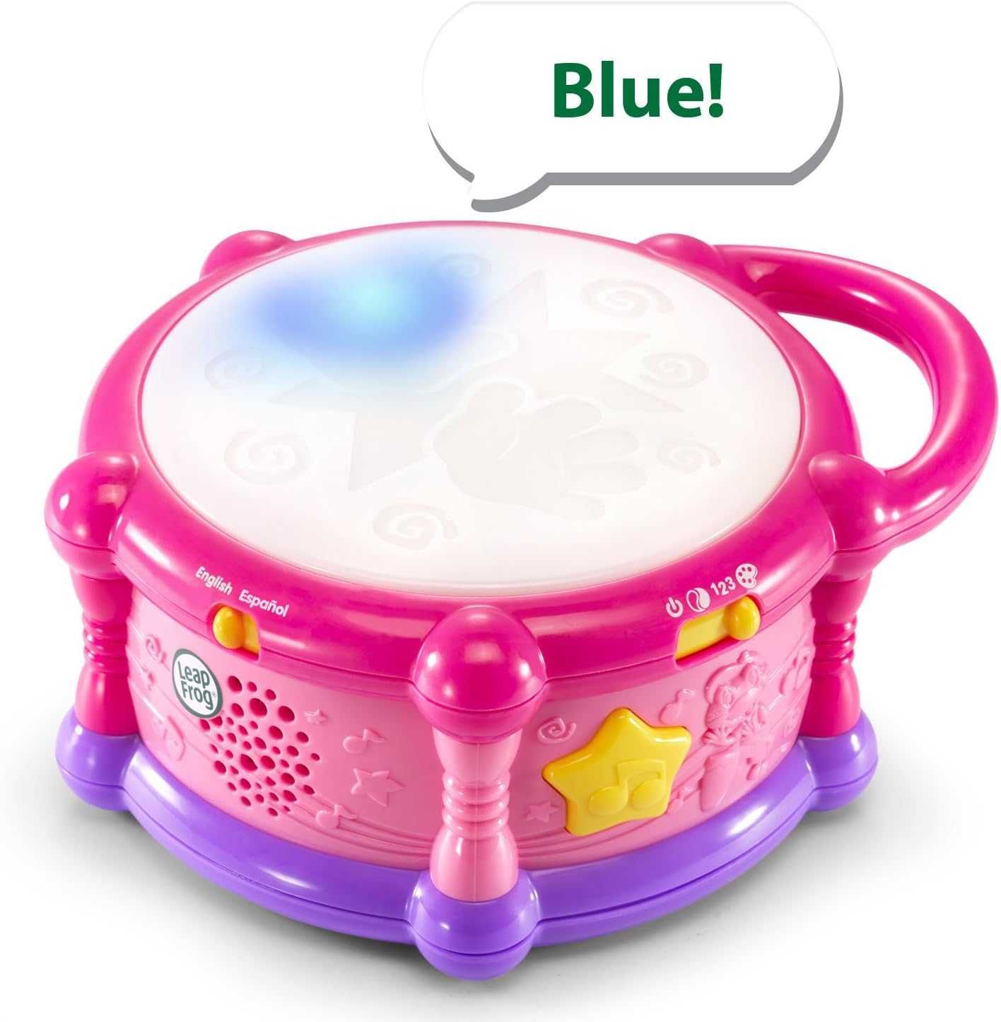 LeapFrog Learn Groove Color Play Drum Bilingual, Pink. Рожевий барабан