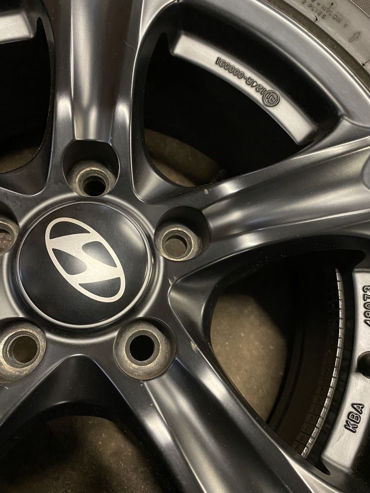 4 Koła Hyundai Tucson, IX35 16” 5x114,3 6,5Jx16H2 ET45, 215/70R16 TPMS