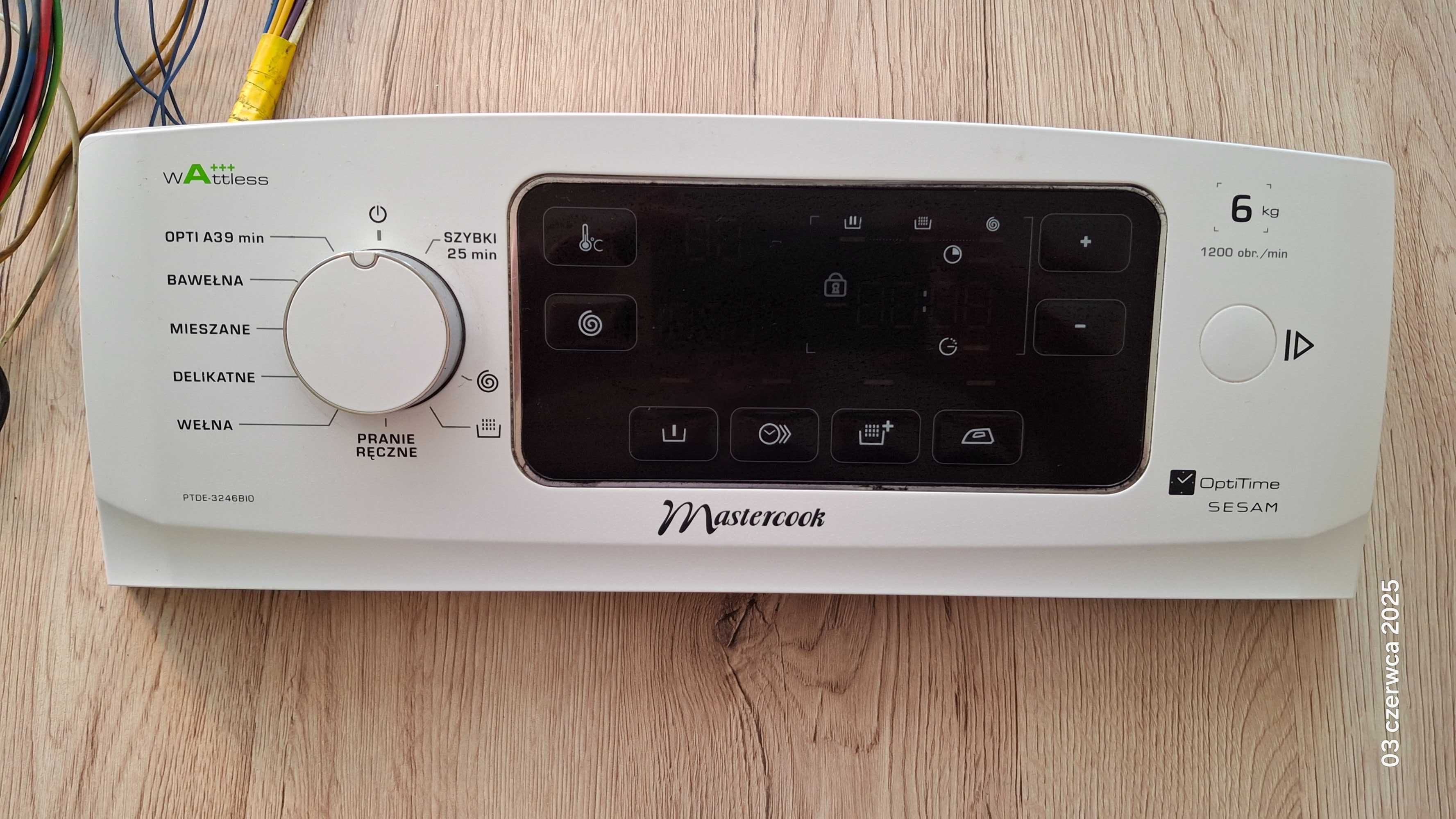 Programator pralki Mastercook PTDE-3246BIO
