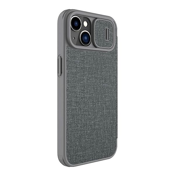 Nillkin Qin Cloth Pro Case etui do iPhone 14 Plus osłona na aparat kab