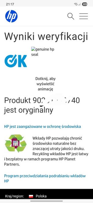 Toner HP CE401YC oryginalny NOWY