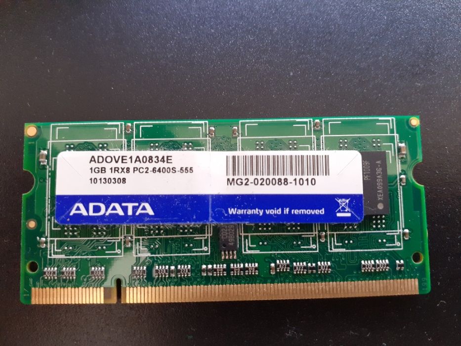 1x 1Gb DDR2 PC2 6400S