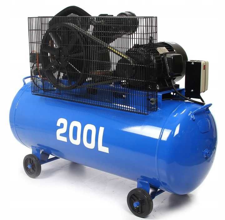 Kompresor olejowy 200l sprężarka 860l/min, 380v/400v 2V 2tłoki 5,5KM