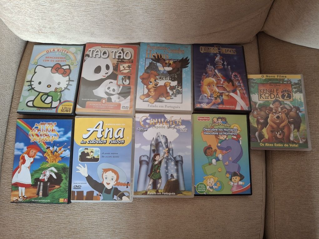 Dvds originais histórias infantis