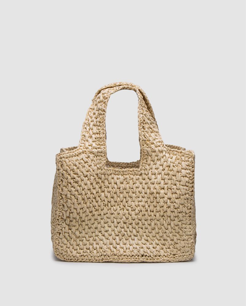 Torebka Loewe Medium Font Tote in Raffia