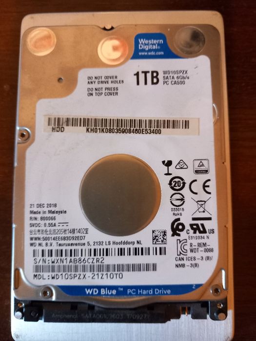 Dysk twardy sata 1 TB