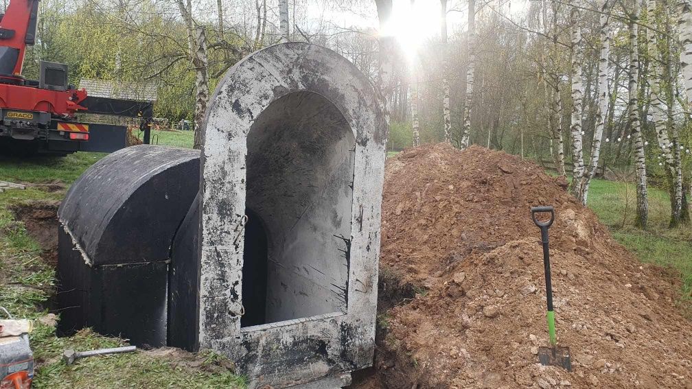 Szambo betonowe z montażem 10m3 zbiornik betonowy zbiornik na wode