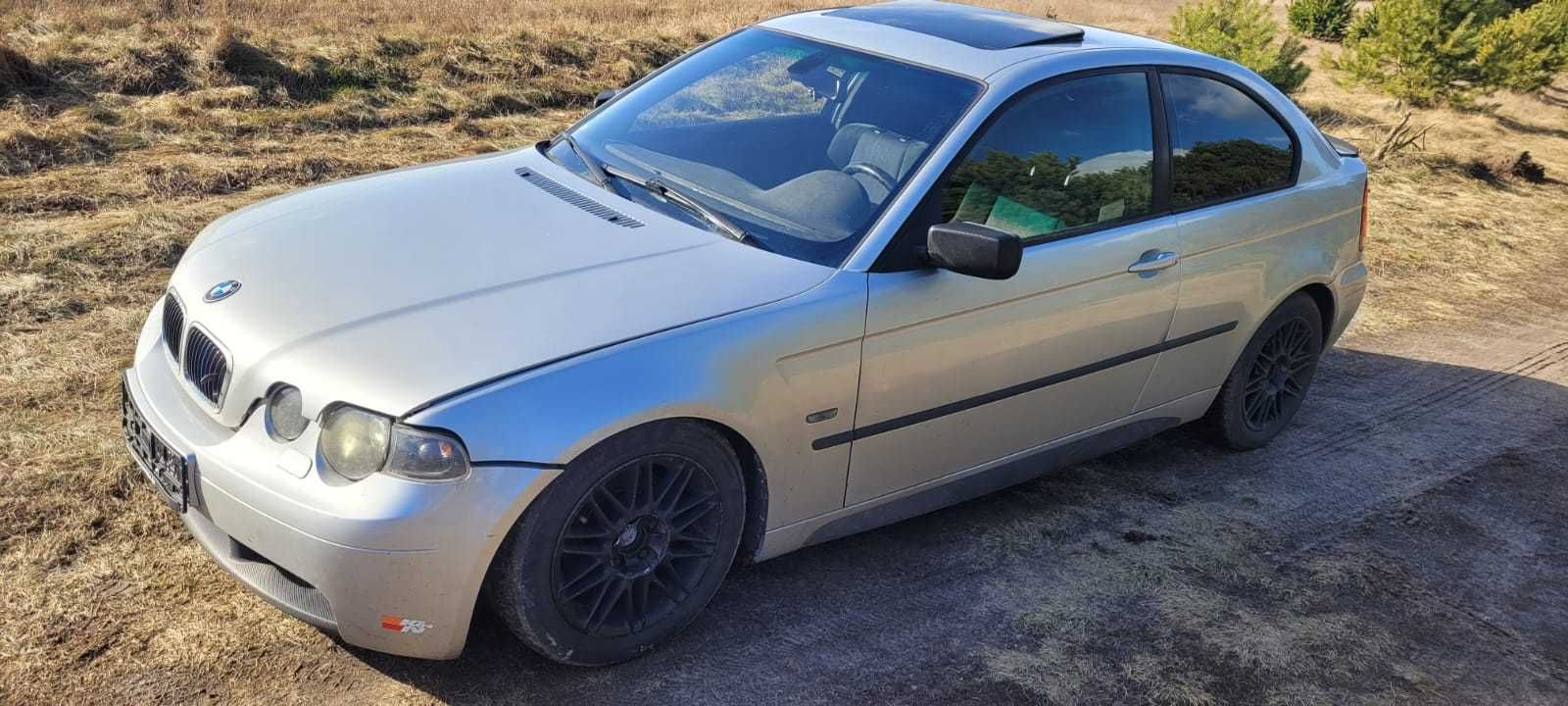 Maska drzwi błotnik zderzak BMW E46 compact kompakt titansilber