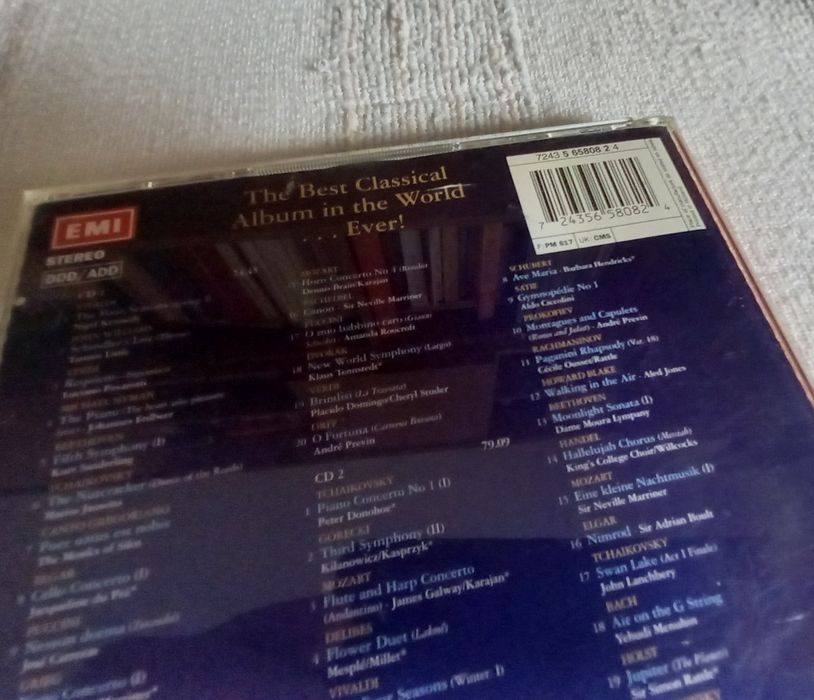 Cd duplo de música clássica