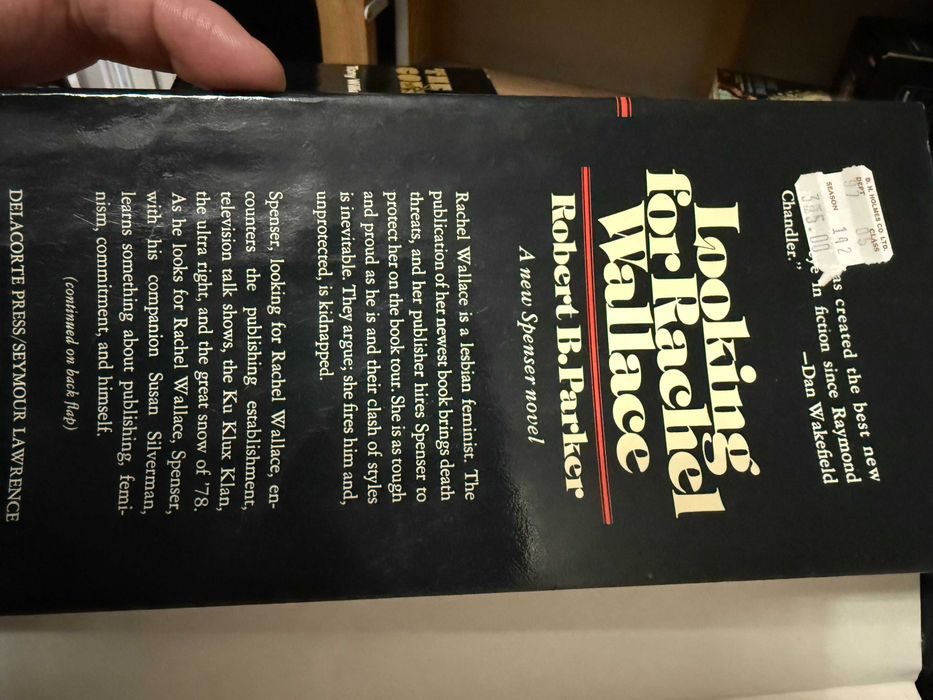 Robert B. Parker – Looking for Rachel Wallace