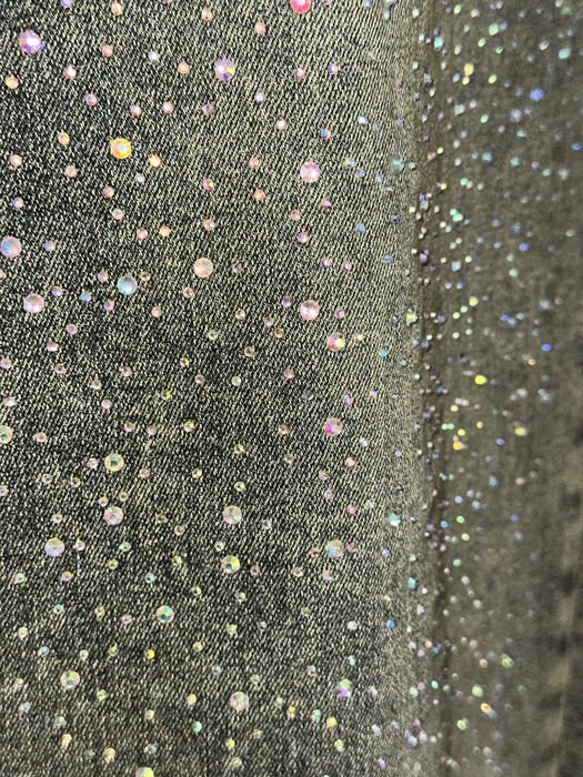 Джинси в стразах +size