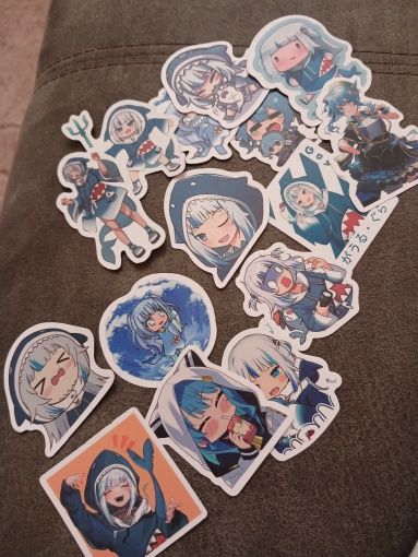 Продаю нові аніме наклейки набір стікерів 60 шт наліпки
