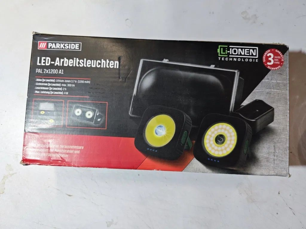Світлодіодні  прожектори Parkside PAL 2x1200 A1